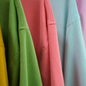 A row of Colorful T-Shirts - Image