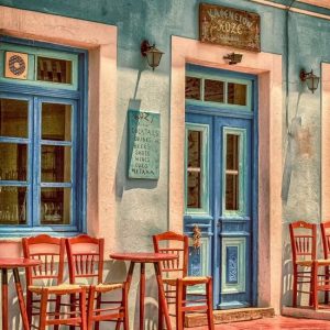 Cafe in Greece - Image