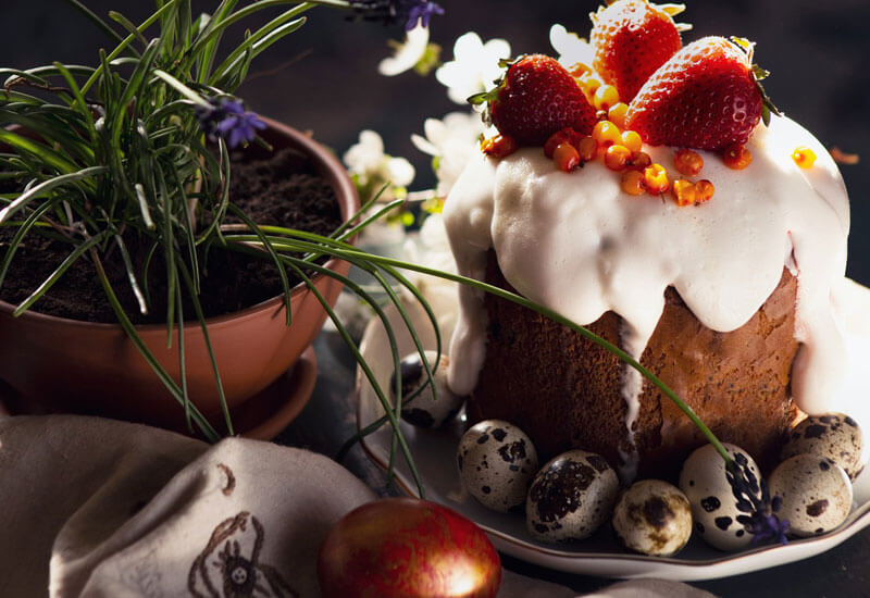 Cake on Easter Image