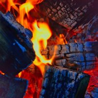 Campfire At Night - Image