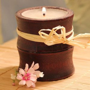 Candle Bamboo Flame - Image