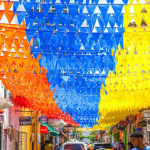 Colorful Decoration on the Street - Image
