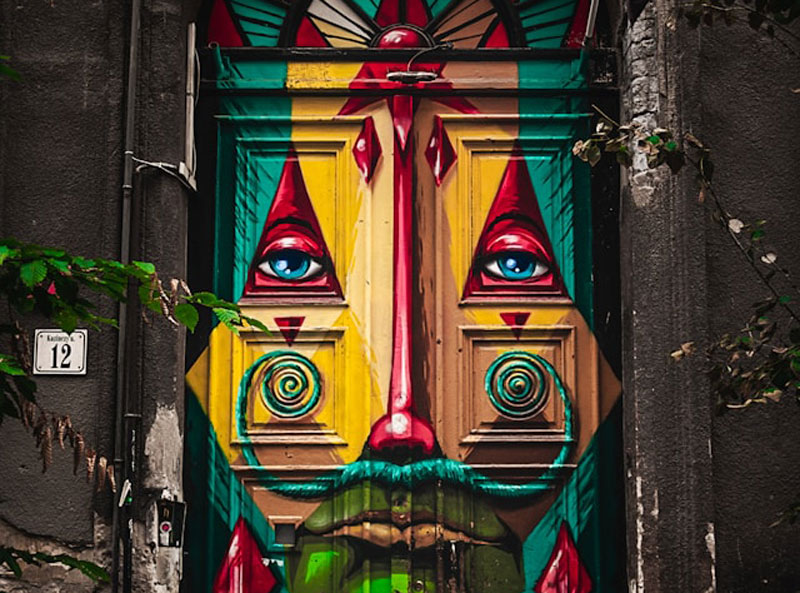 Colorful Door Image