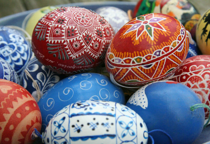 Decorated Easter Eggs Image