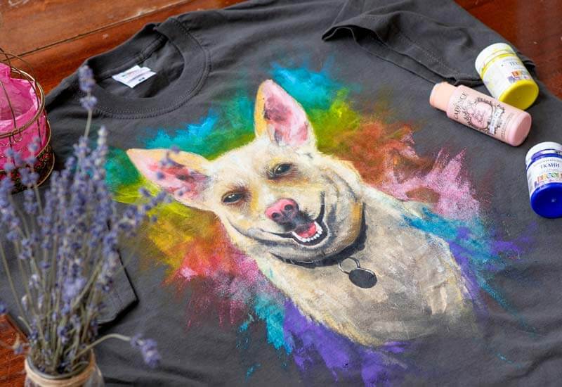 Dog Printed T-Shirt Image