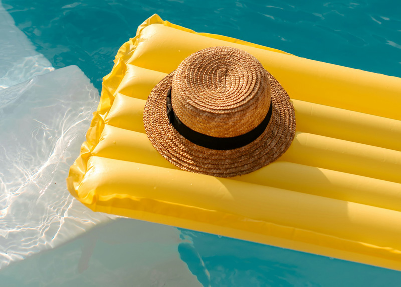 Floating in a Pool Image