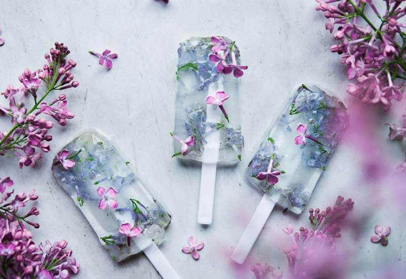 Flowery Popsicles Image