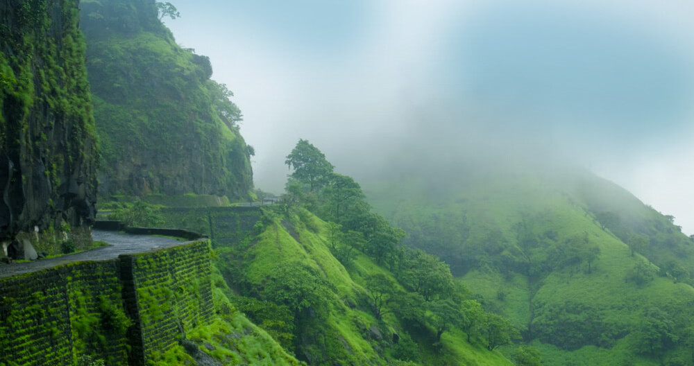 Hills station on monsoon season