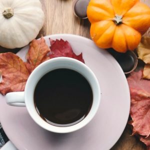 Leaves on a Wooden Table - Image