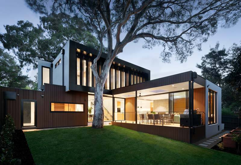 Modern Brown House Image