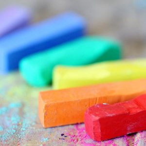 Multi-colored Chalk - Image