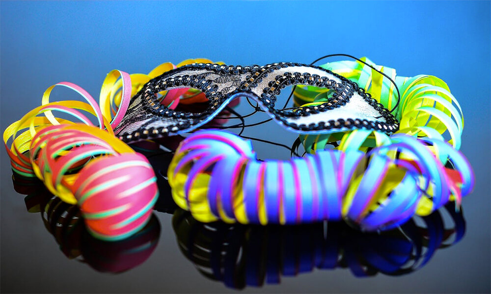 Multicoloured New Year Party Accessories