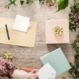 Pastel Wedding Gift paper - Image