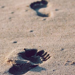 Sand Footprints - Image