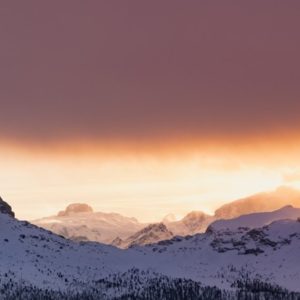 Snow Mountain Sunrise - Image