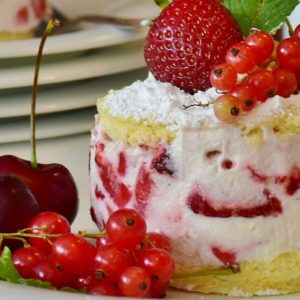 Strawberry and Cherry Cake - Image