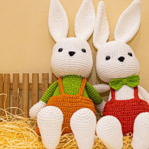 Two Cute Rabbits - Image
