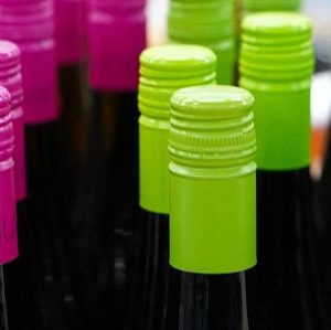 Colorful Caps of Wine Bottles - Image