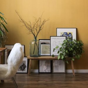 Yellow Wall Interior Colors - Image