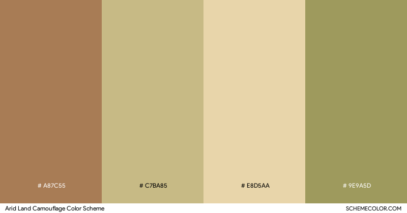 Arid Land Camouflage color scheme