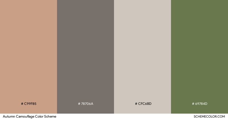 Autumn Camouflage color scheme