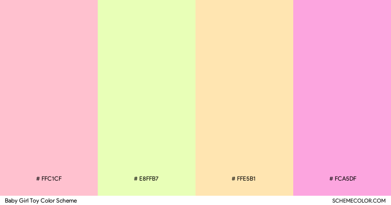Baby Girl Toy color scheme