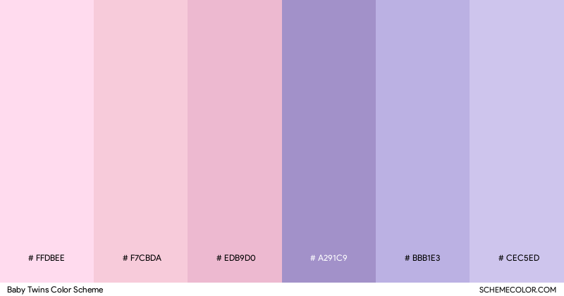 Baby Twins color scheme