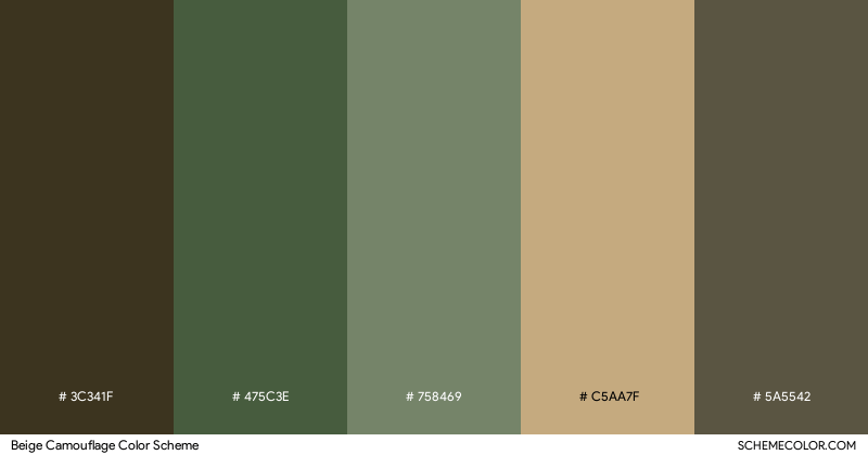Beige Camouflage color scheme
