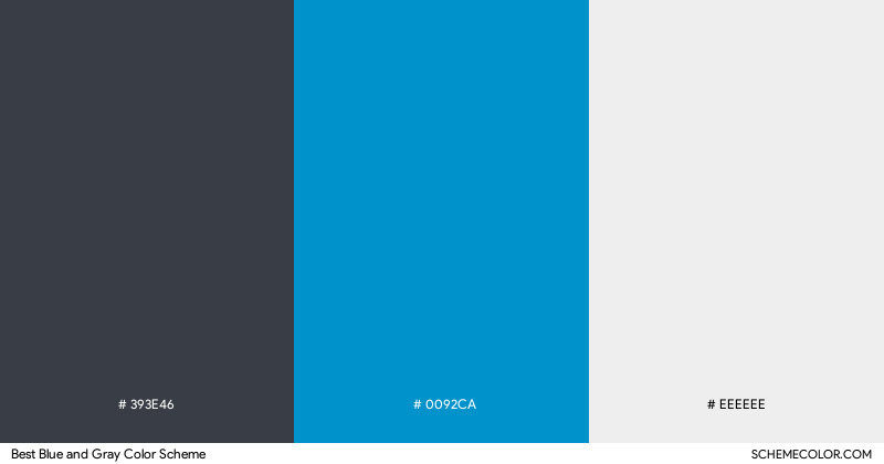 Best Blue and Gray color scheme