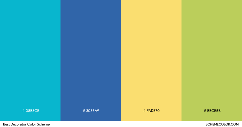 Best Decorator color scheme