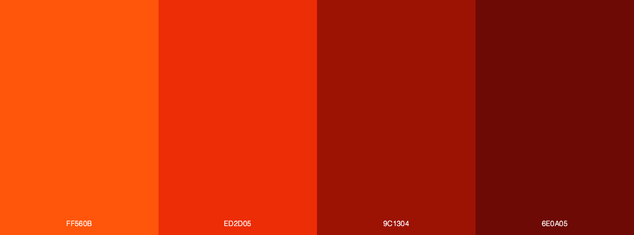 Bright Red Moon (Lunar Eclipses) color palette