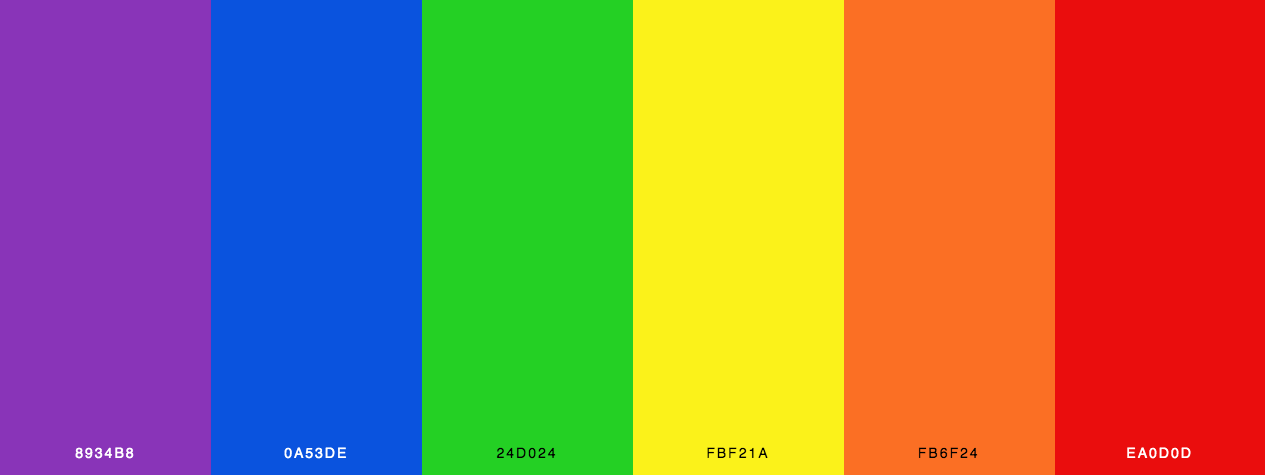 Christmas Tree Lighting color scheme