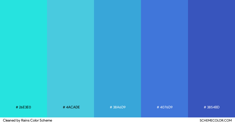 Cleaned by Rains color scheme