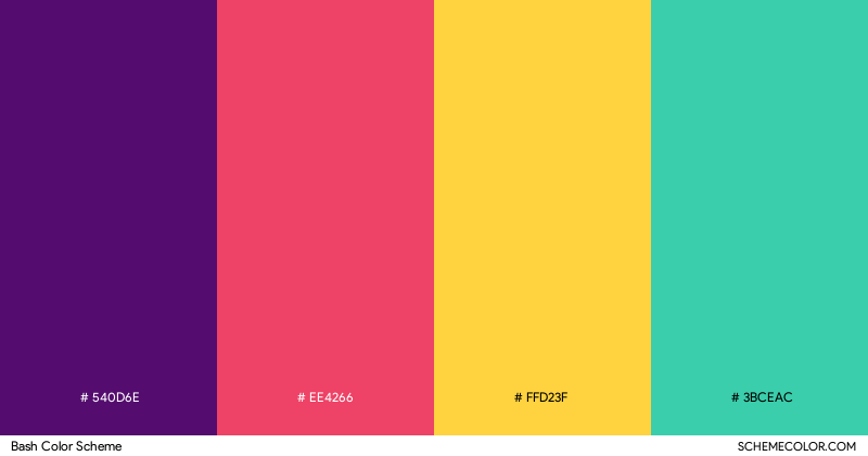 Bash color scheme