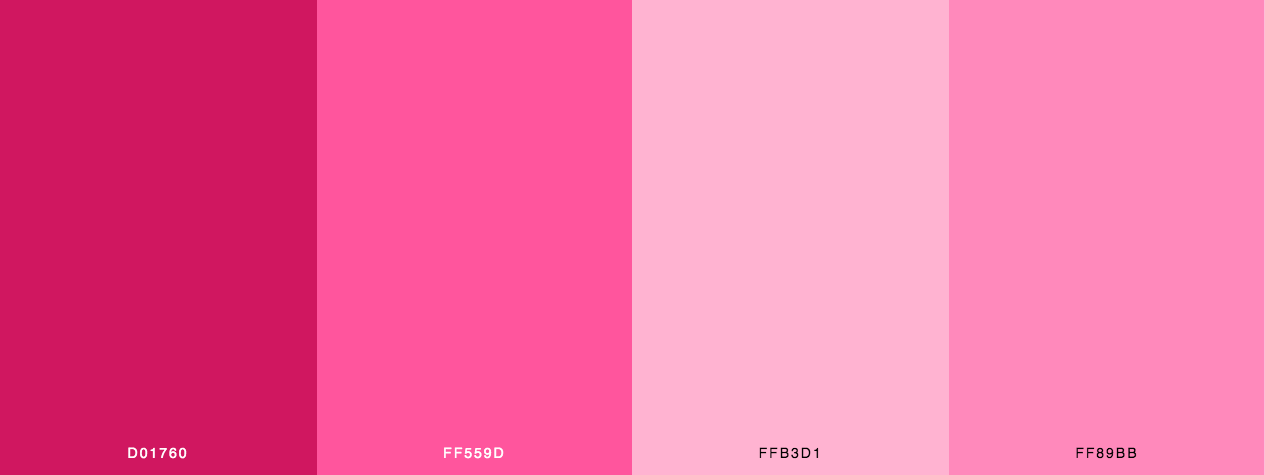 Color of love color palette