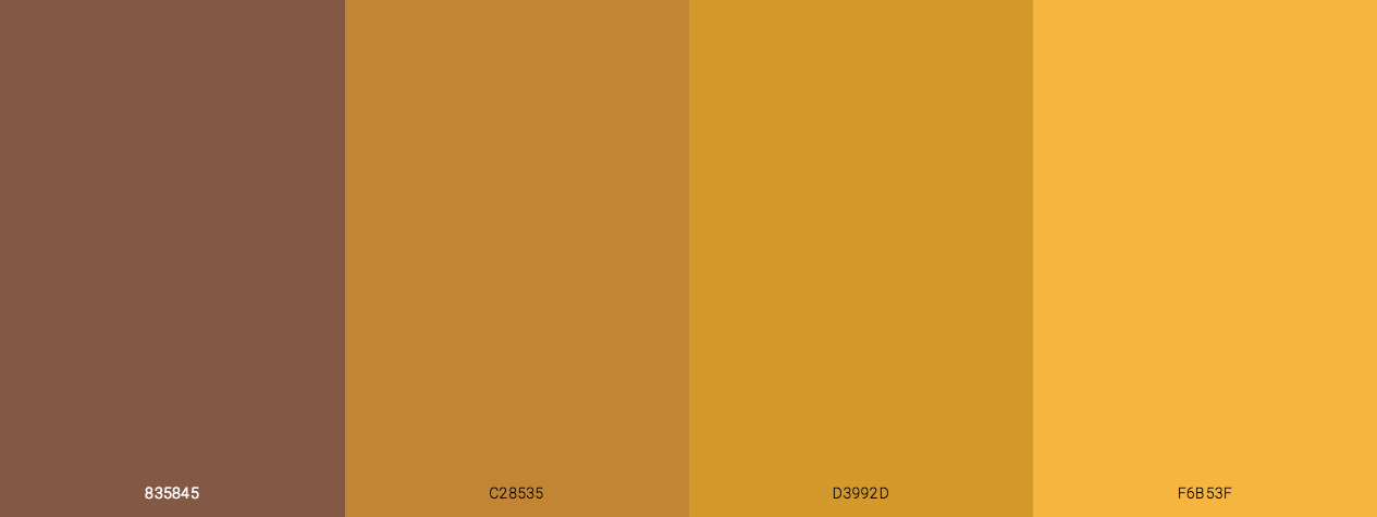 Digging For Gold Monochromatic Color scheme