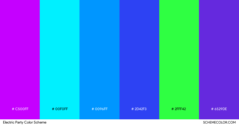Electric Party color scheme