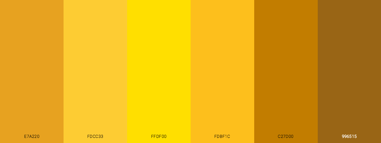 Golden Treasure - color scheme palette