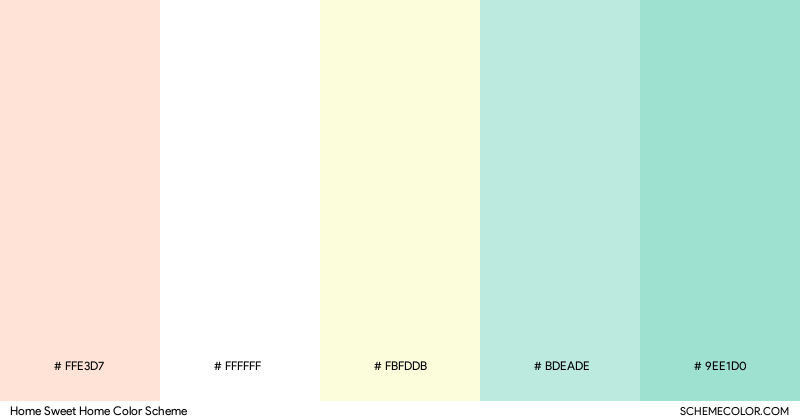 Home Sweet Home color scheme