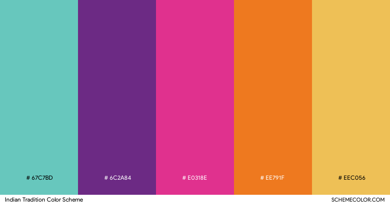 Indian Tradition color scheme