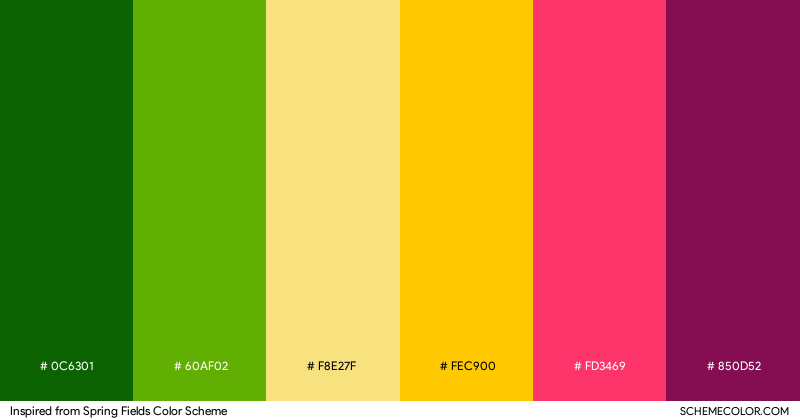 Inspired from Spring Fields color scheme