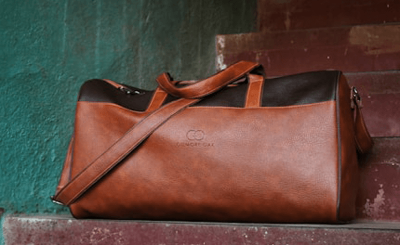 Leather Duffel Bag Image