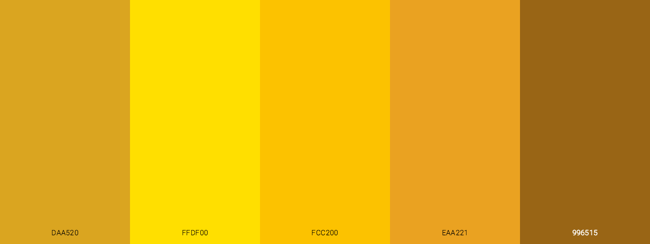 Mixing Marigold - Color scheme palette