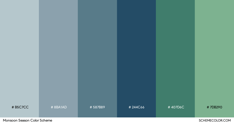 Monsoon Season color scheme