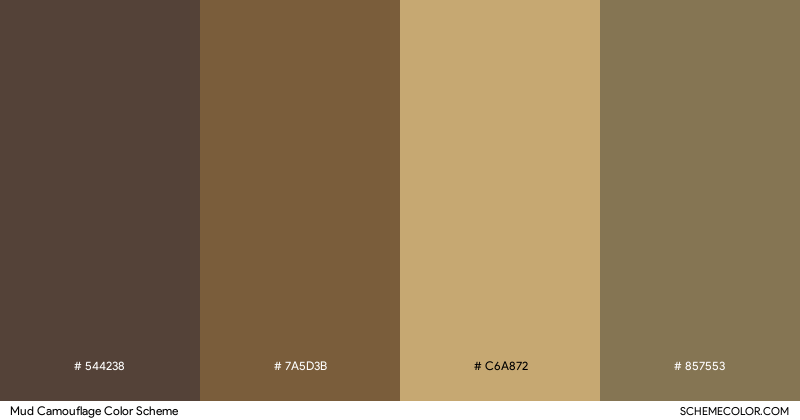 Mud Camouflage color scheme