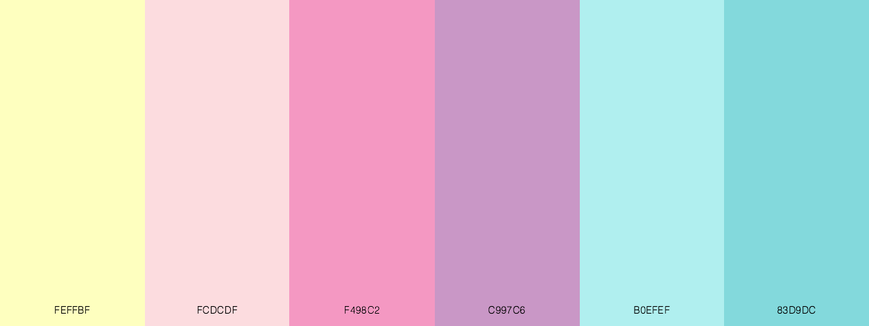 Pale Pastels color scheme
