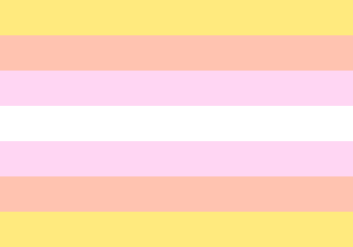 Pangender flag with official colors