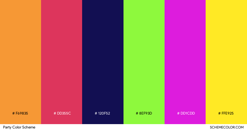 Party color scheme