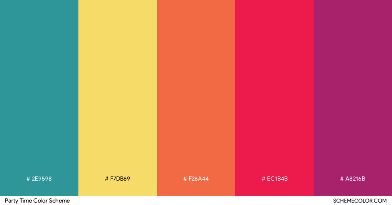 Party Time color scheme