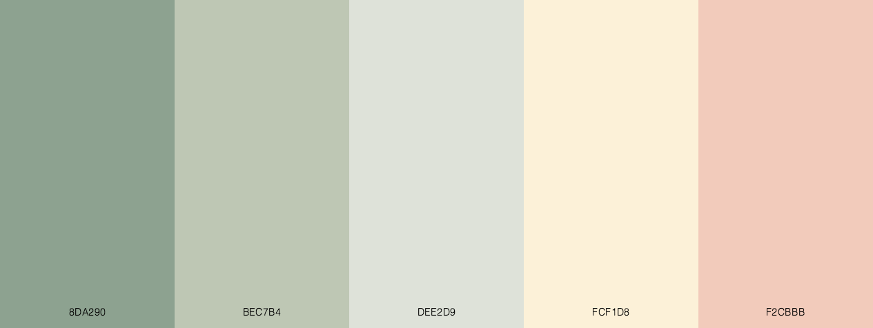 Pastel Bouquet color scheme